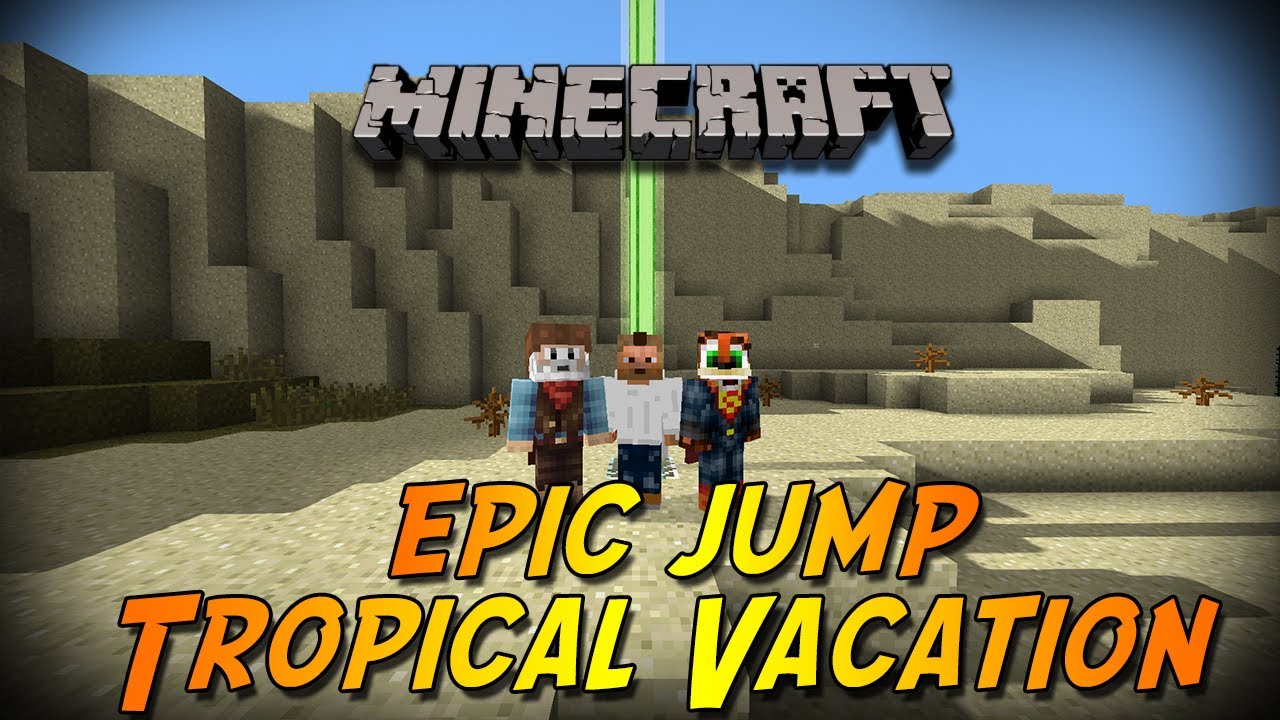 Minecraft Epic Jump Tropical Vacation Part 1 - كوكو ؟