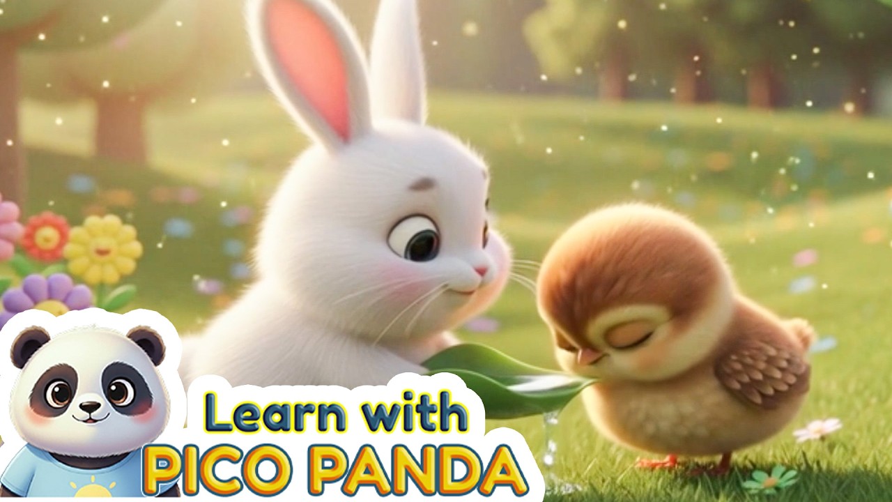 The Kind Bunny & The Little Bird🐰🕊️ | Story for Kids