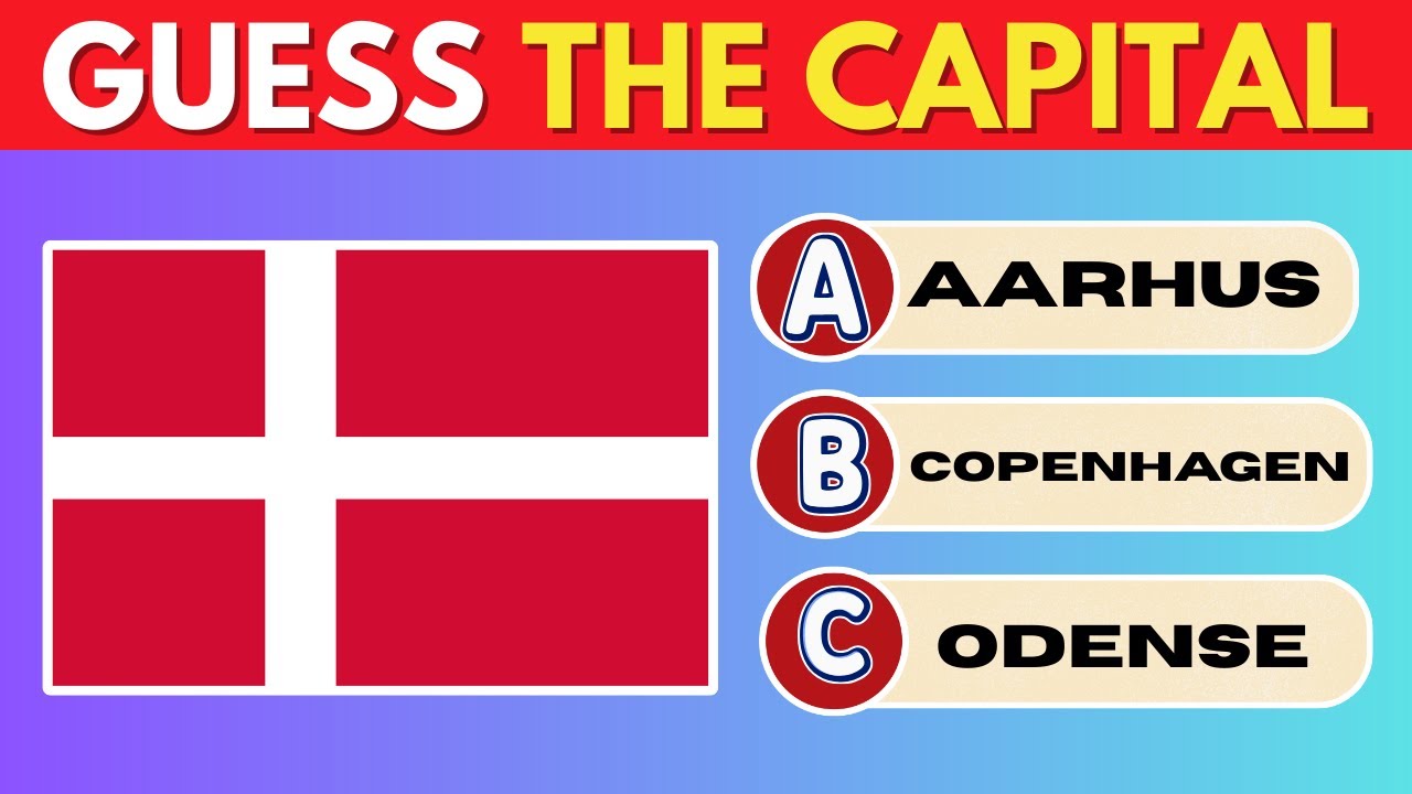 Guess 50 CAPITAL CITIES of the WORLD | Country Quiz | Geography Challenge