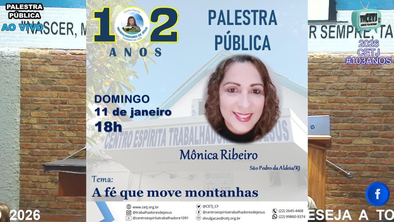 A FÉ QUE MOVE MONTANHAS, com Mônica Ribeiro