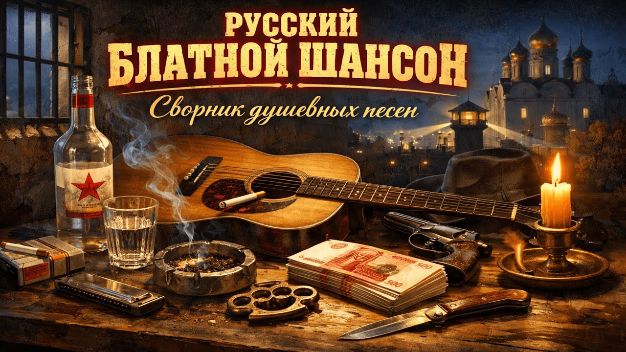 Русский блатной шансон   Сборник душевных песен