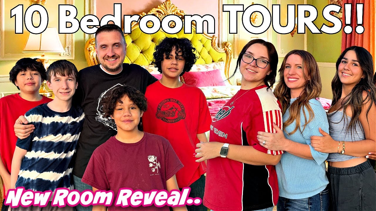 10 BEDROOM TOURS TEENAGERS | New Room Reveal