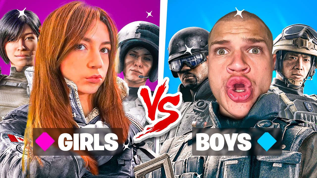 Can 5 GIRLS beat 5 BOYS? - Rainbow Six Siege