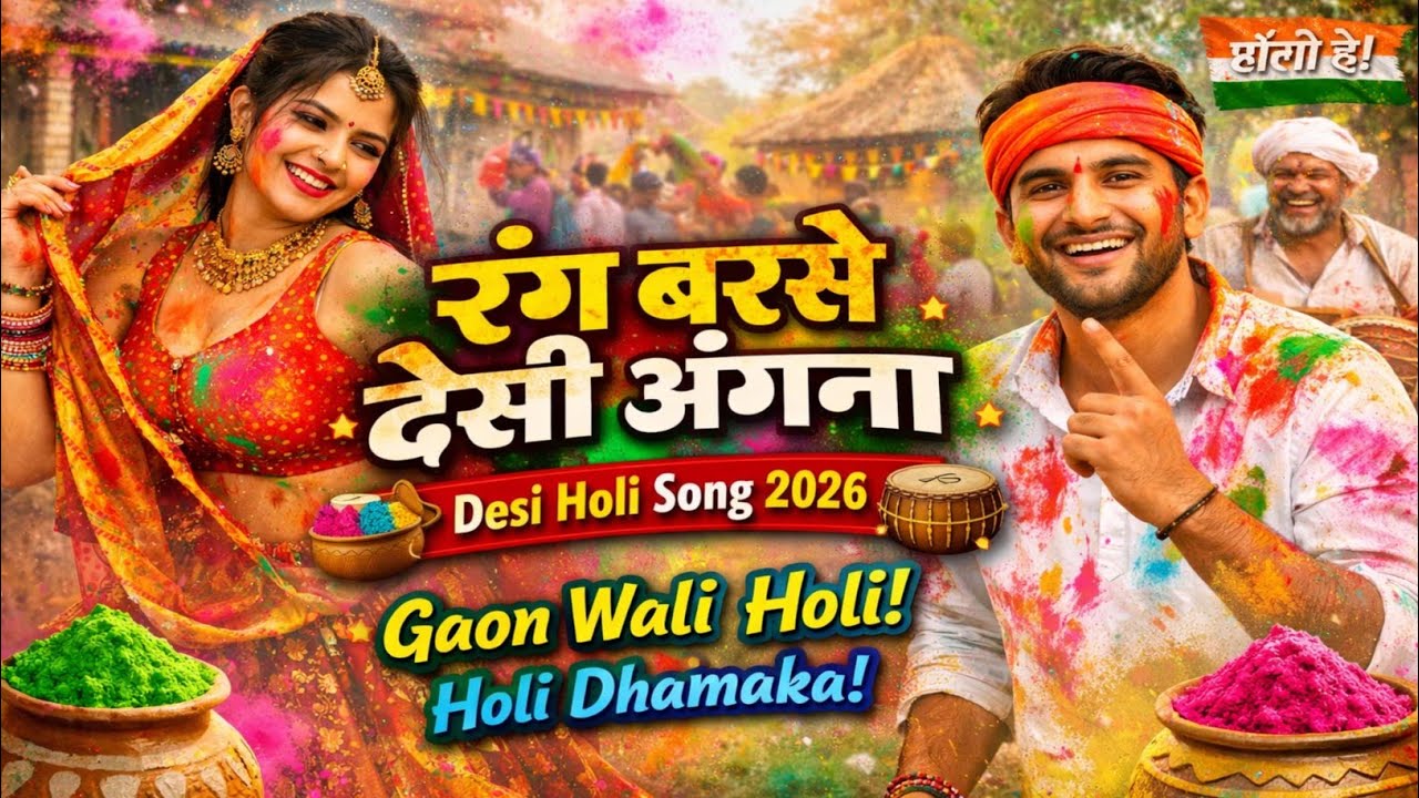 Rang Barse Desi Angna | Desi Holi Song 2026 | Gaon Wali Holi | New Holi Song Dil Ki Duniya Official