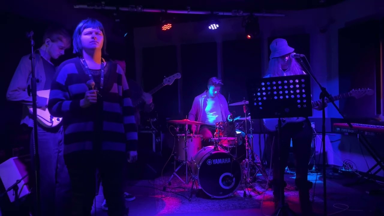 they left flowers for her nearby (demo performance)