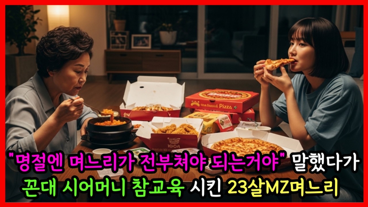 왜 제가 해요? 꼰대 시어머니 퇴치하는 23살 MZ며느리 / 가족스토리 | 오디오북 | 노후사연 | 시니어사연 | 충격실화 | 며느리 | 시어머니 |
