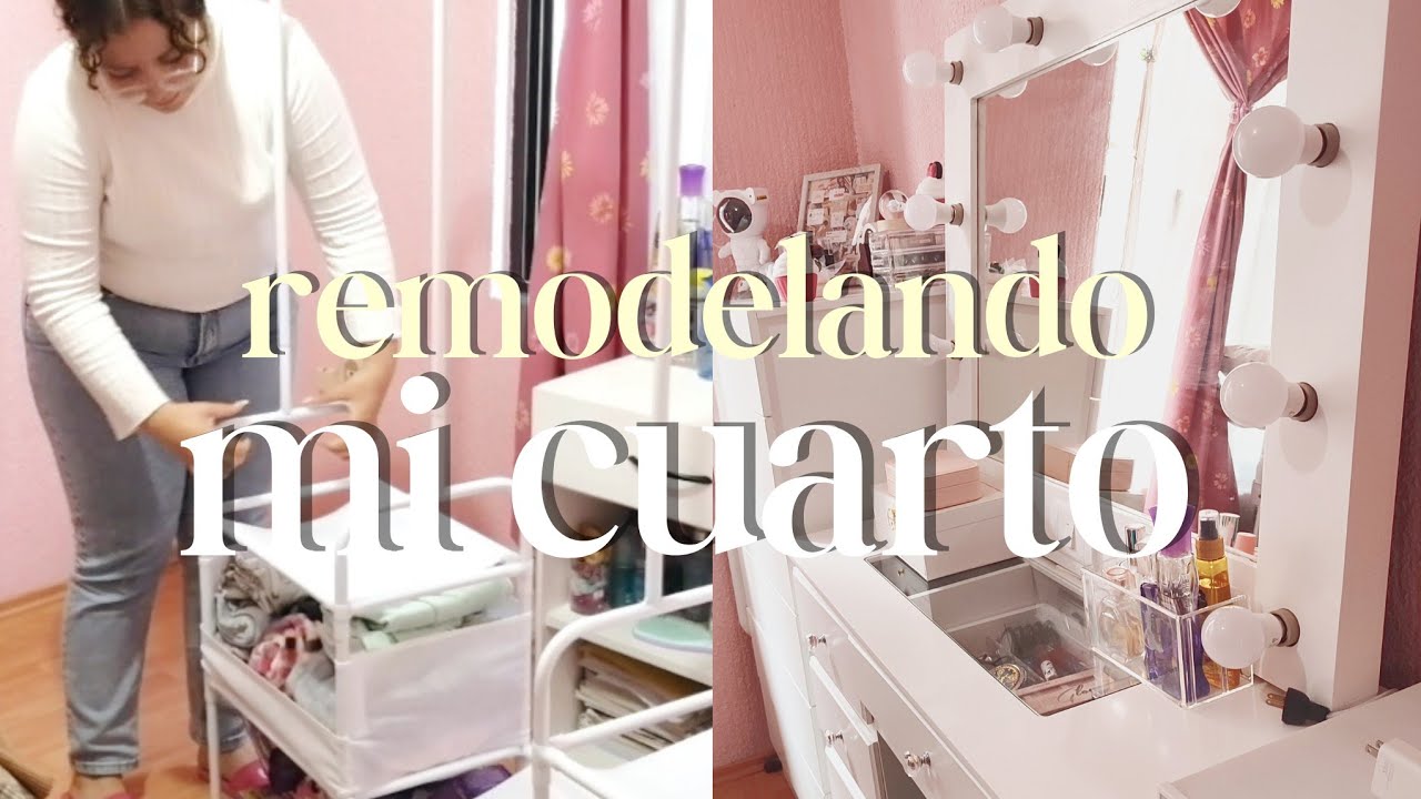 REMODELANDO MI CUARTO/ROOM MAKEOVER 🧸🤍📦 ✰ Alondra Hernández