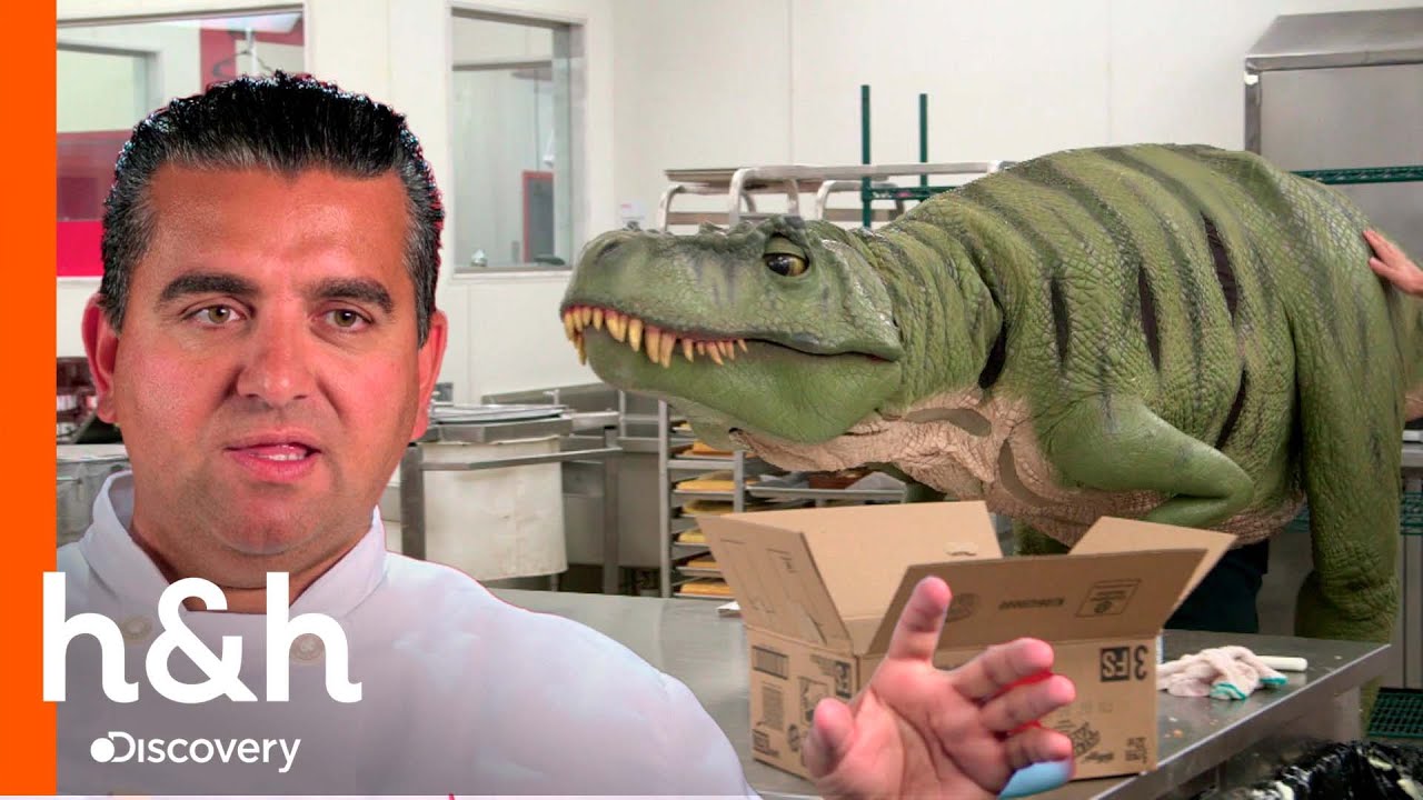 Enorme pastel inspirado en dinosaurios | Cake Boss | Discovery H&H