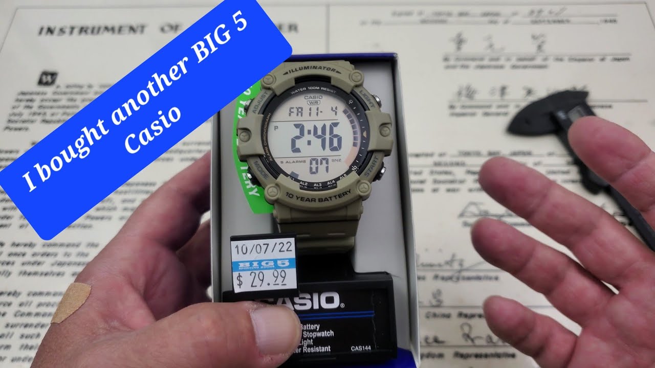 Casio AE 1500WH-5AV overview