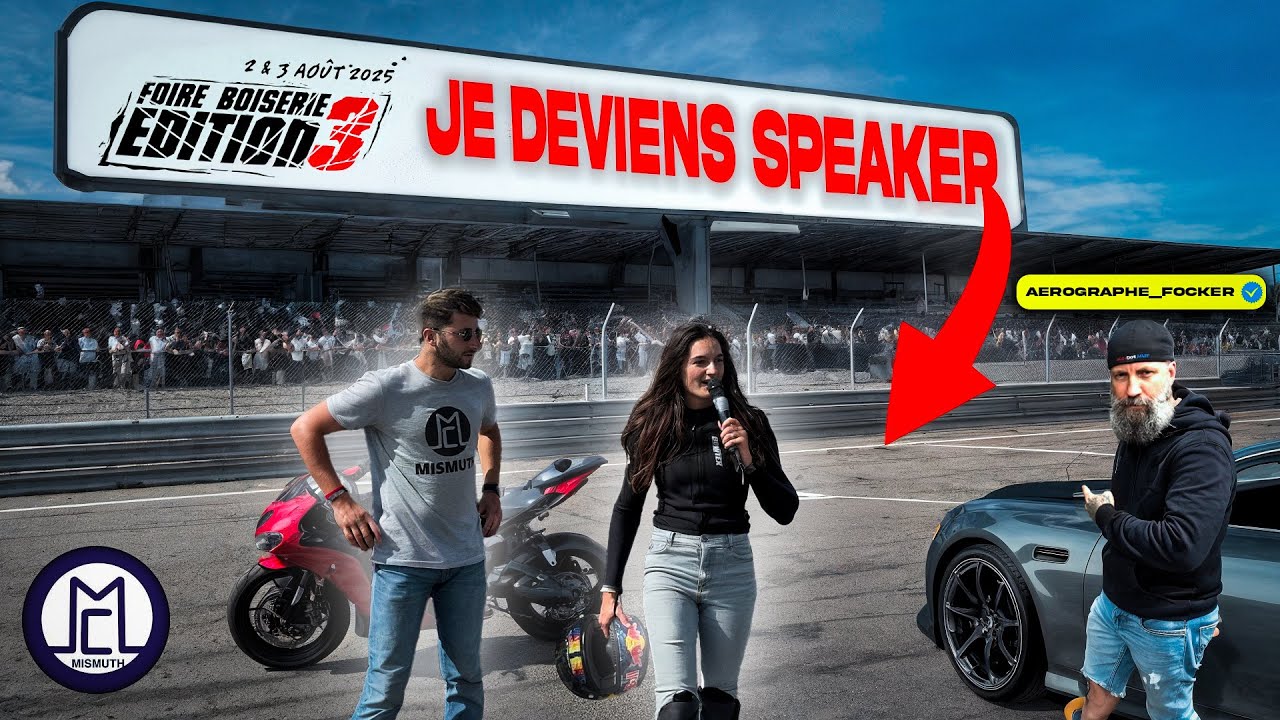 Je deviens speaker à la foire boiserie 