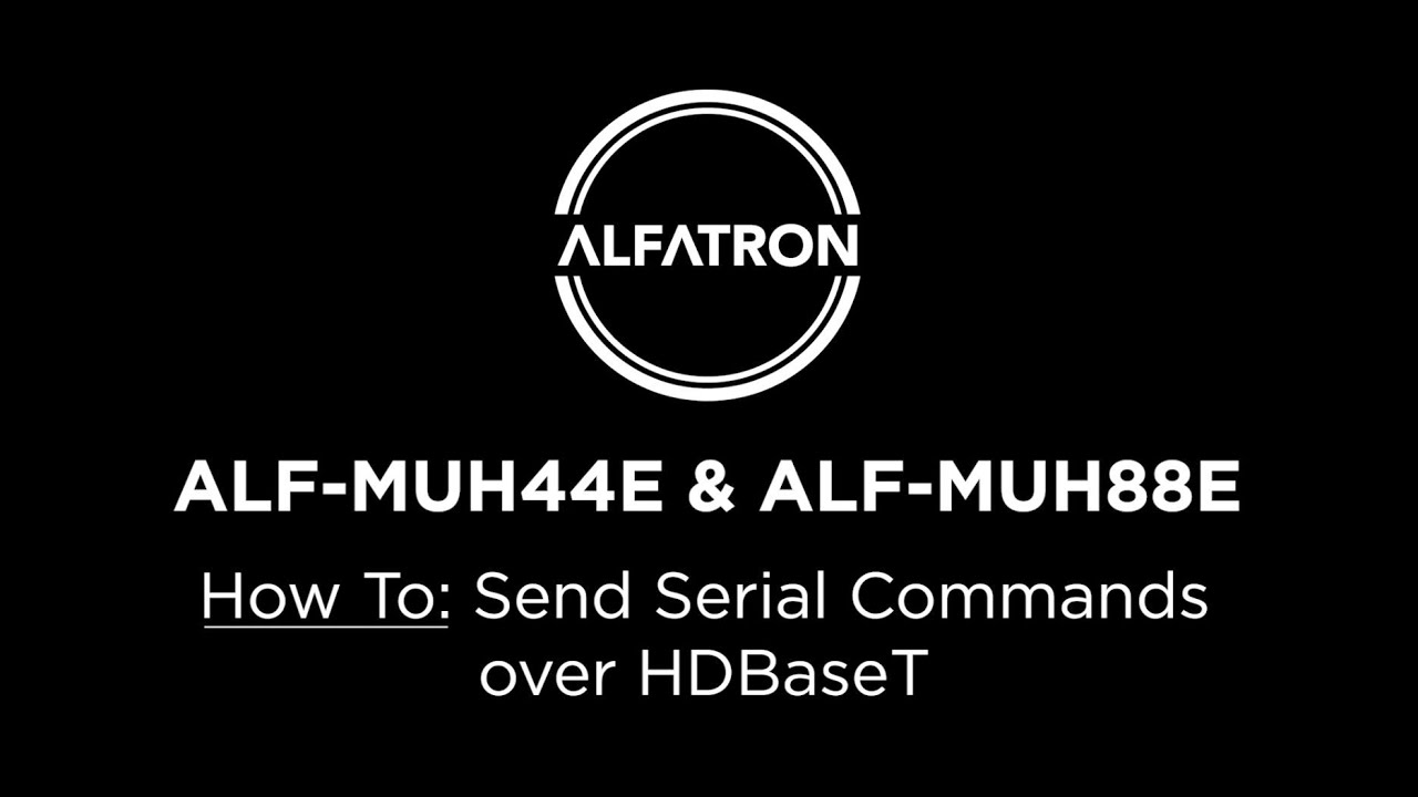 MUH88E - How To Send Serial commands over HDBaseT