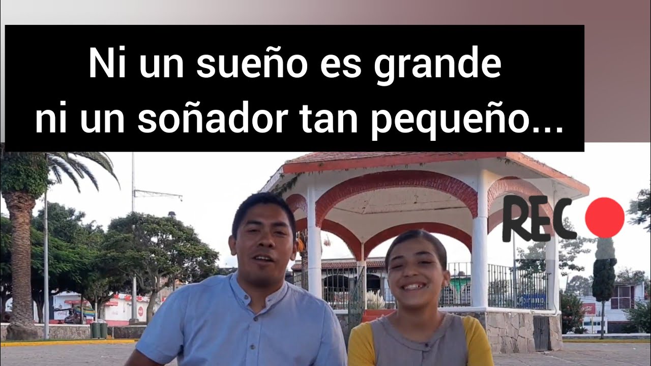 Ni un sue&ntilde;o es grande ni un so&ntilde;ador tan peque&ntilde;o... #nextipac #youtuberos #entrevista @Jade Aline