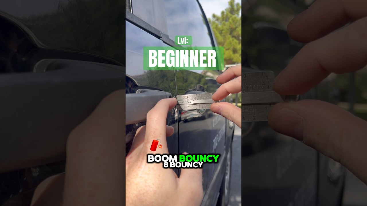 How does a locksmith unlock a car? #lockpicking  #locksmith