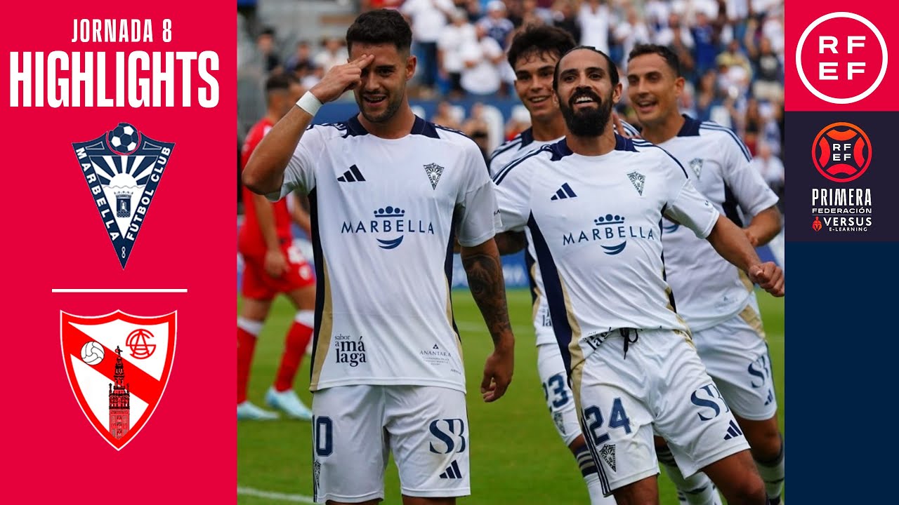 Resumen #PrimeraFederación | Marbella FC 4-1 Sevilla Atlético | Jornada 8 | Temporada 2024/2025