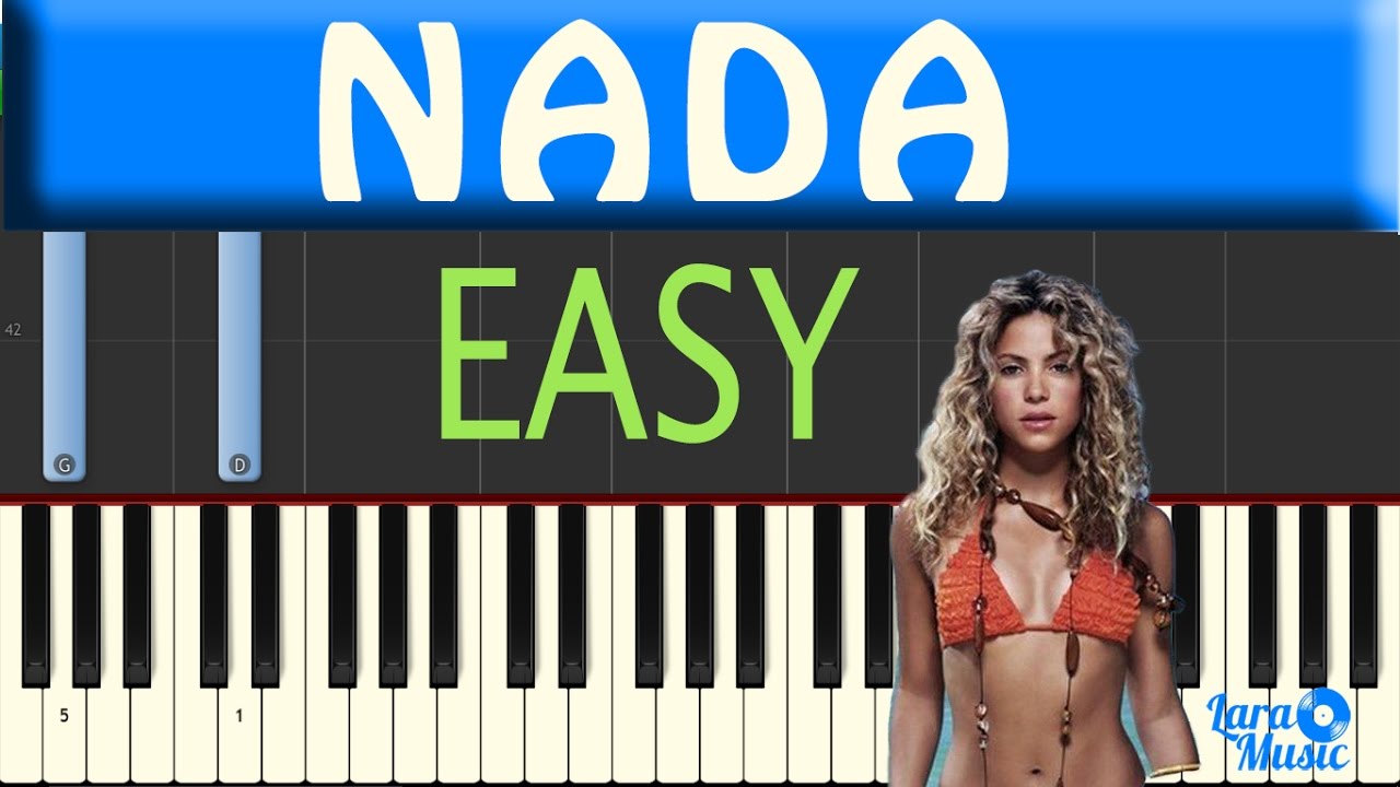 How to Play Shakira 'Nada' | Piano Tutorial (SHEET+MIDI)