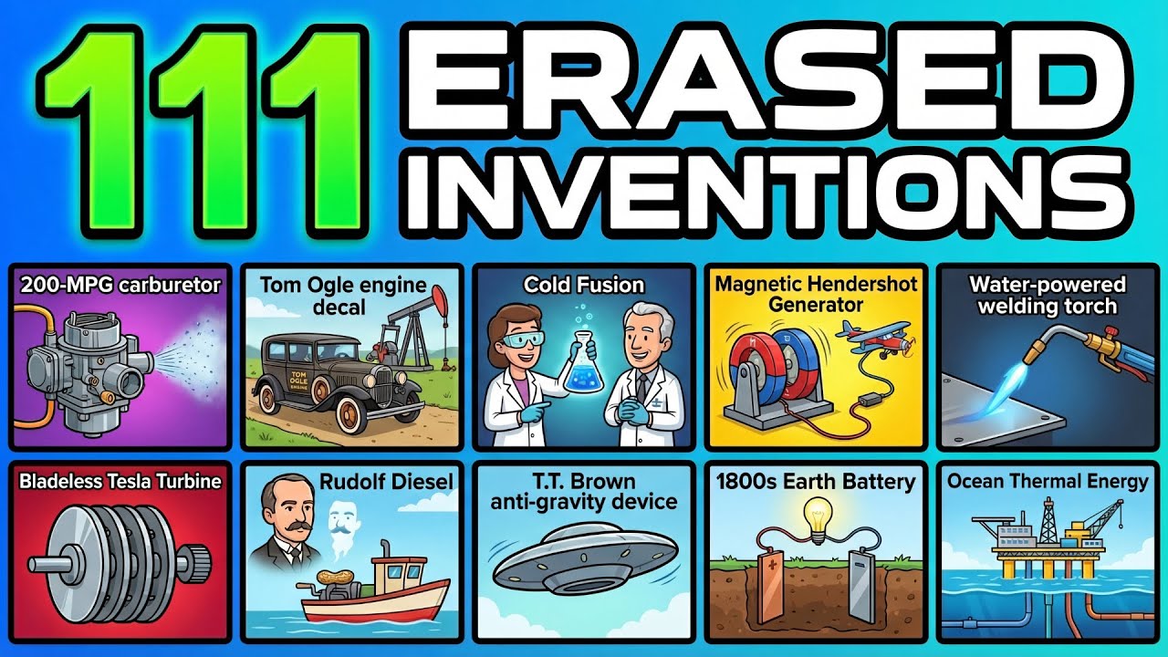 111 Forbidden Inventions That Were Erased From History