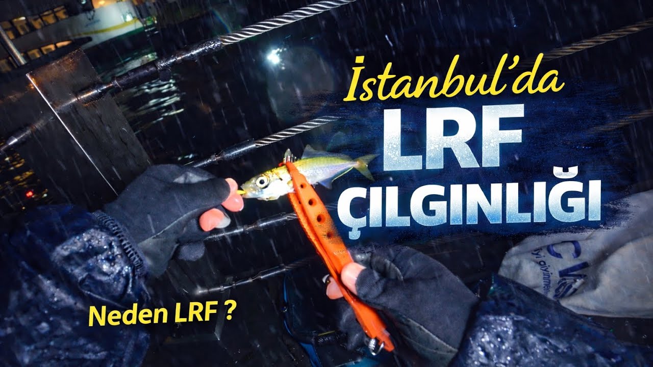 İstanbul’da LRF Çılgınlığı! Yağmurda Gece İstavrit Avı