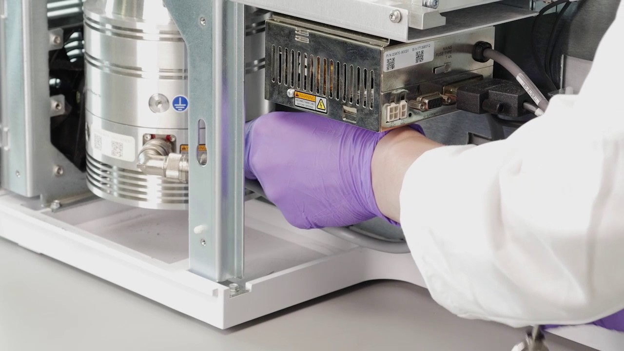 Agilent IDP-3 Dry scroll pump for 597x series GC/MSD - Installation Video
