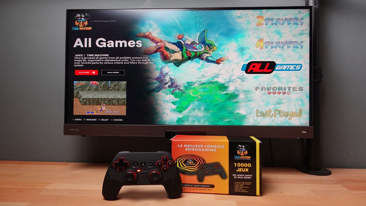 Time Machine - NEW Retro Gaming Console 2021 - 10,000 Games!