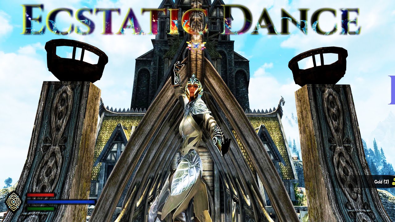 Ecstatic Dance Bellydance in Skyrim ;-). From War to Peace!