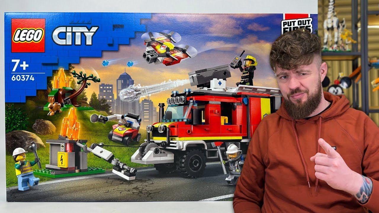 TERENOWY POJAZD STRAŻY POŻARNEJ 🧯 LEGO CITY 60374 RECENZJA