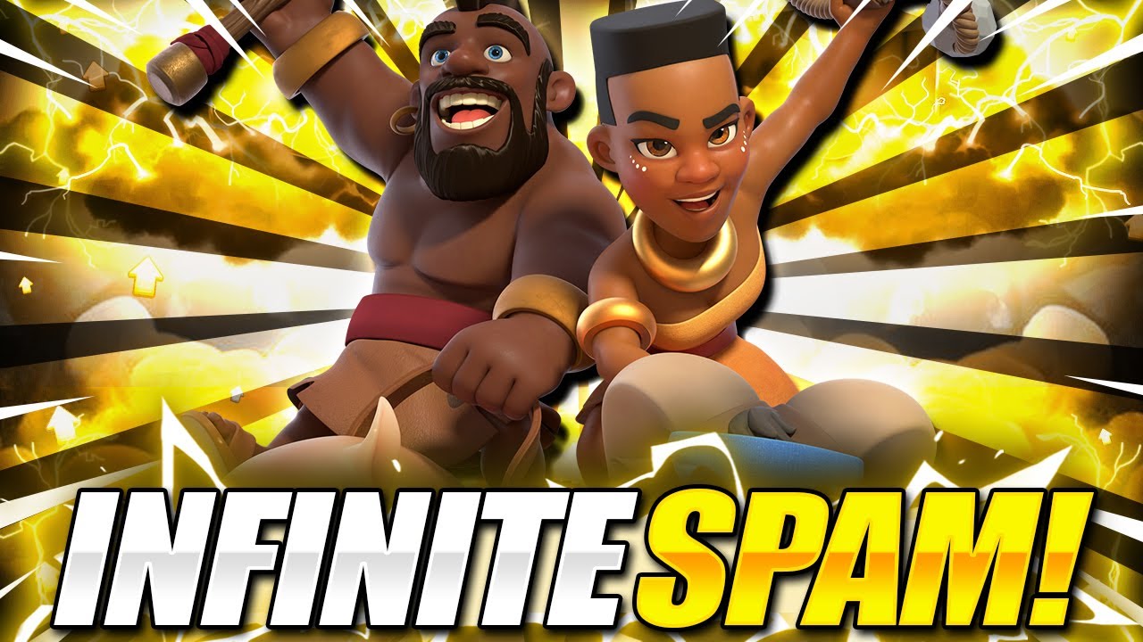 БЕСКОНЕЧНЫЙ СПАМ ВСАДНИКОВ!! СОВЕРШЕННО НОВАЯ КОЛОДА С ДВУМЯ ВСАДНИКАМИ в Clash Royale!