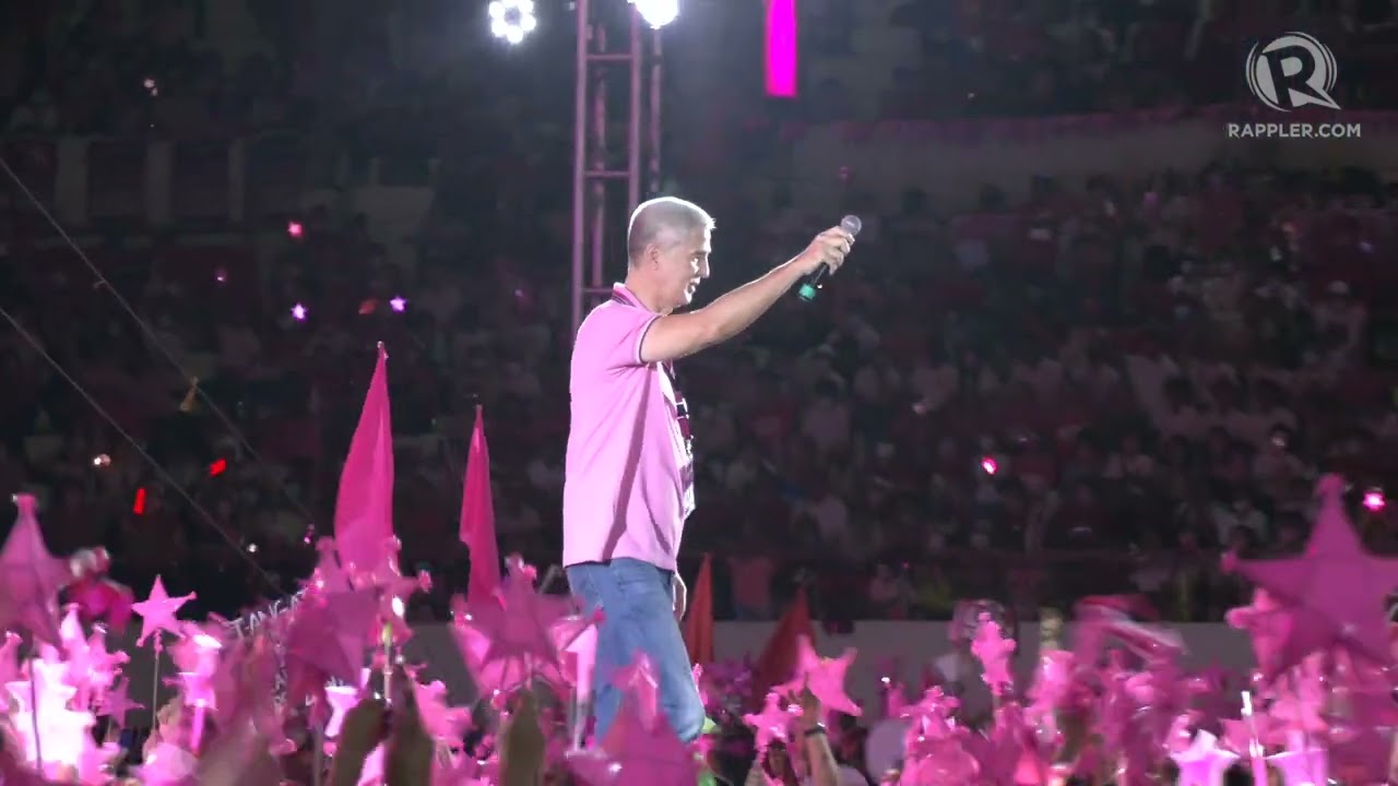 Negros Occidental Governor Bong Lacson at Leni-Kiko rally