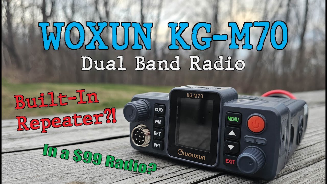 Встроенный ретранслятор в мобильный телефон за 99 долларов? | Тест и обзор Woxun KG-M70 с Lucas W...