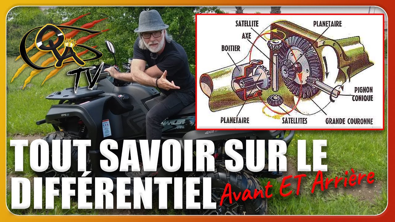 TOUT SAVOIR SUR LE DIFFÉRENTIEL Avant et Arrière sur les véhicule Tout-Terrain !