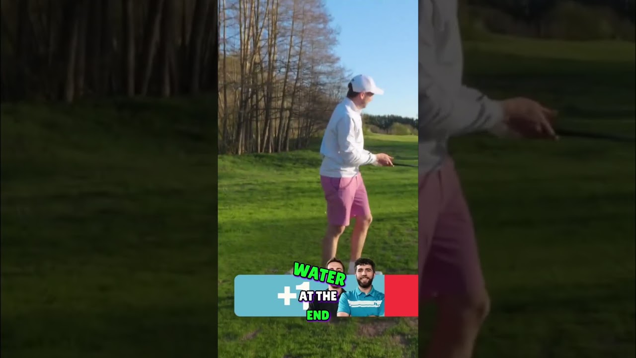 Golfers Face Water Hazard! Epic Shots on Hole 5! 