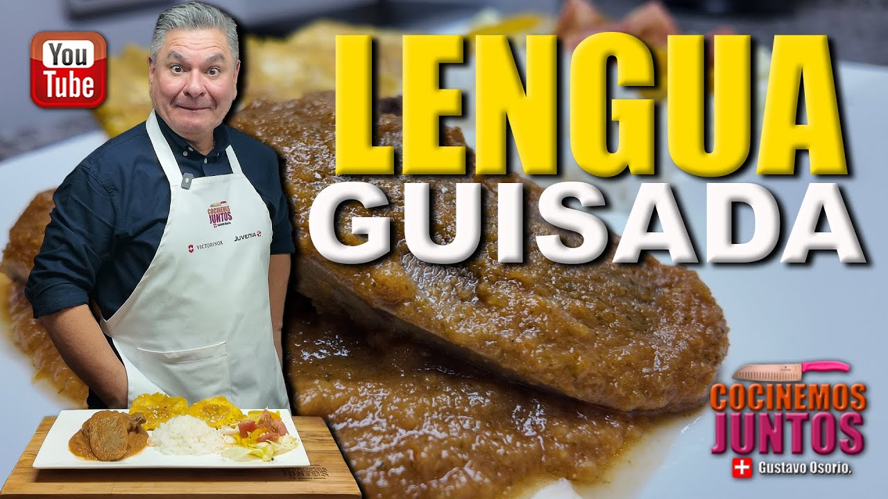 Como hacer LENGUA GUISADA ✅💯 Gustavo Osorio Toro