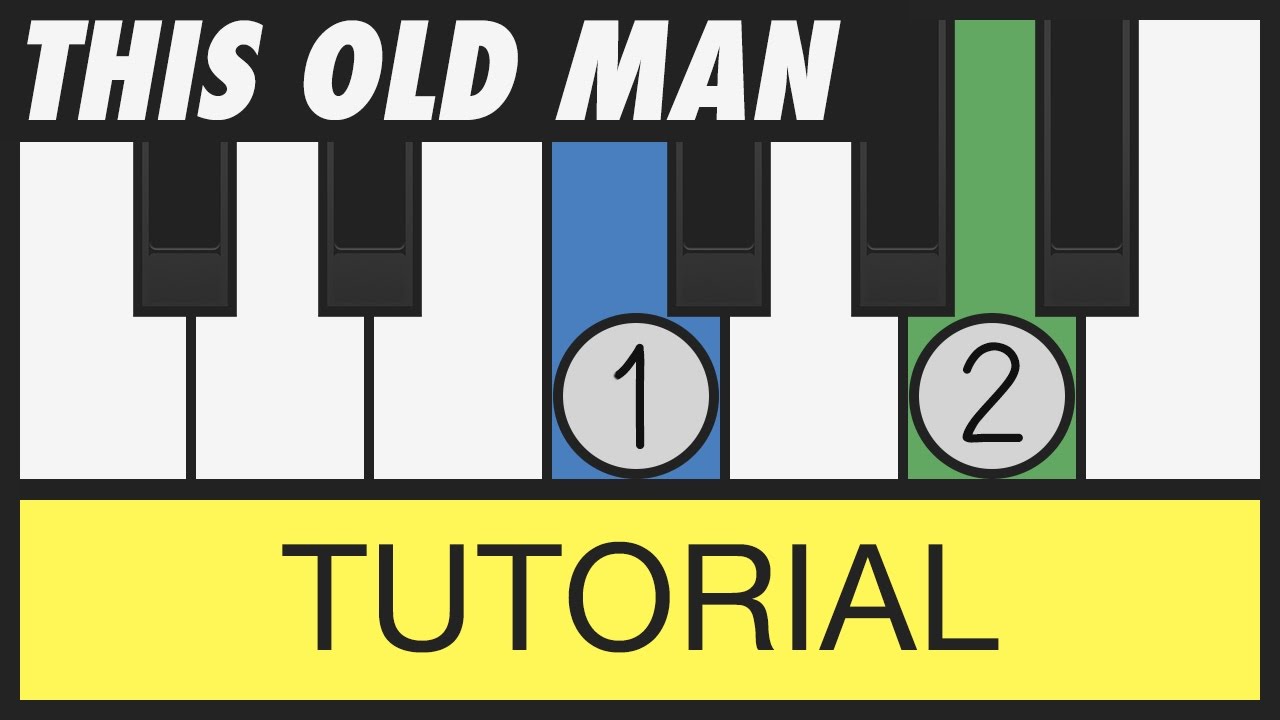 This Old Man (Barney - I Love You) - Easy Piano Tutorial