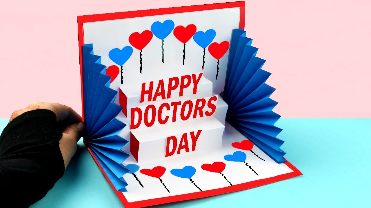 Doctor's Day PoP UP Card | How To Make Doctor Themed Card