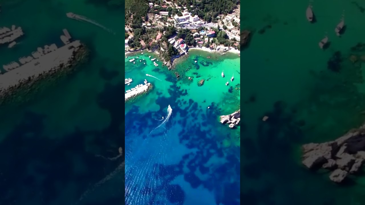 how these sandstone cliffs are formed in greece #greece #aegeansea #europe #travelshorts