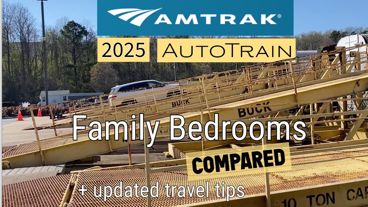 Amtrak Auto Train 2025 Review - Top 5 Travel Tips! Family Bedroom Tour