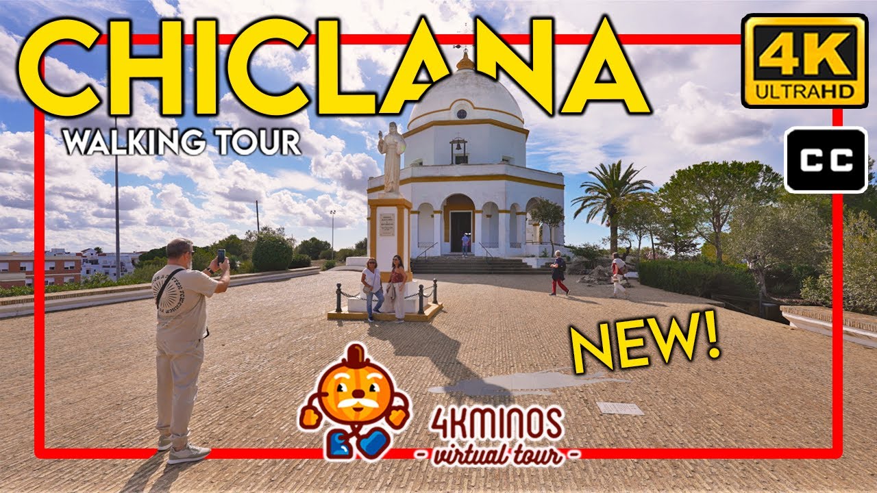 CHICLANA de la Frontera | 4K UHD | Walking Virtual Tour Spain 2023