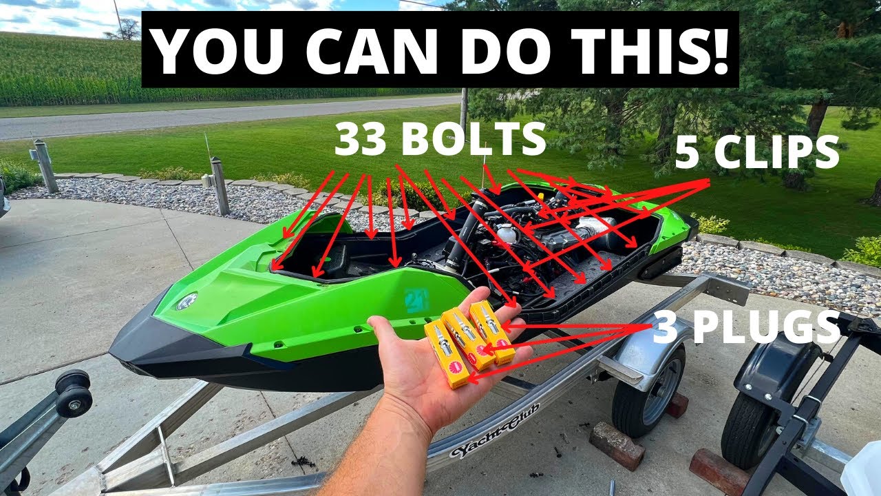 Как заменить свечи на Sea-Doo Spark