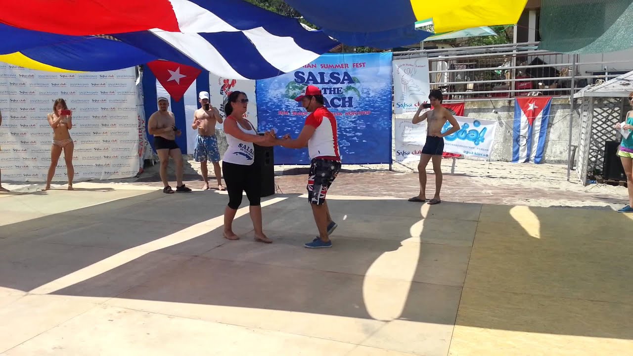 Salsa on the beach 2014 LA Salsa Reinaldo Powell&Юлия Ганночко