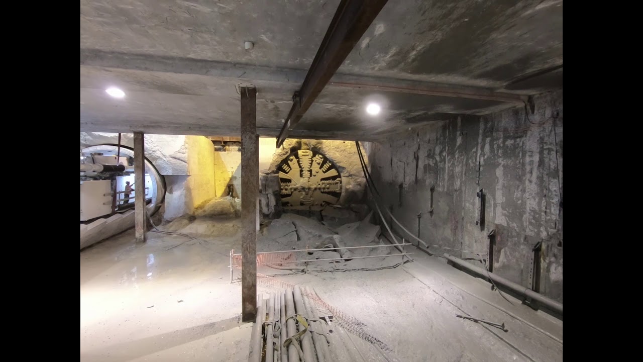 Forrestfield-Airport Link: TBM Sandy breaks through at Airport Central Station (May 2018)