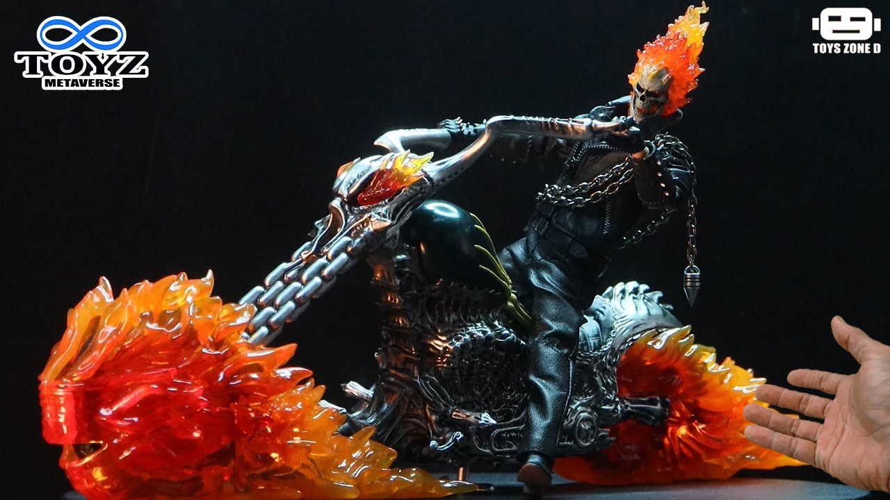 [Unboxing]  PWTOYS 1/12 Ghost Rider & Motorcycle ( 2007 Cage Ver.)
