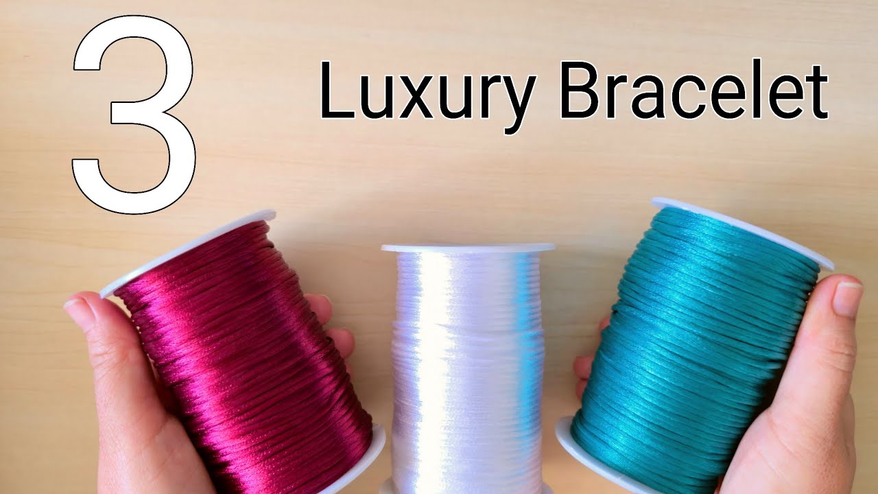 3 super-luxurious bracelets, very easy and quick | macrame bracelet tutorial | Thread Art 
