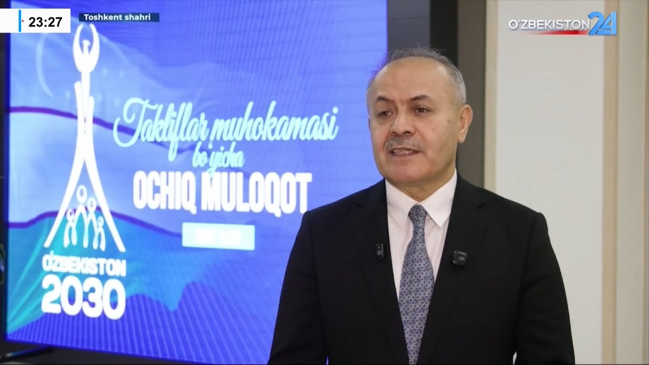 “O‘zbekiston–2030” strategiyasining takomillashtirilgan loyihasi bo‘yicha ochiq muloqot