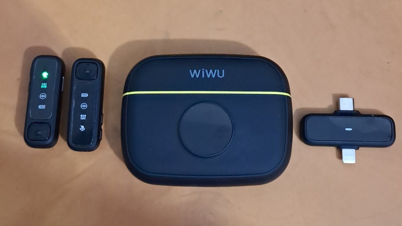 Wiwu Wi-WM003 Dual Mini Wireless Microphone For Type-C & Lightning #wiwu #ryansworld #microphone #bd