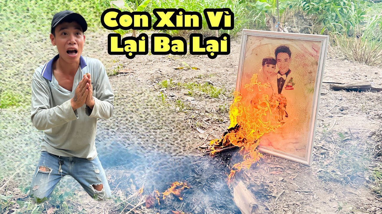 Tá hoả chung đem ảnh cưới chụp cùng vợ thiêu hủy và lại 3 lại khiến cộng đồng mạng xem là đau lòng