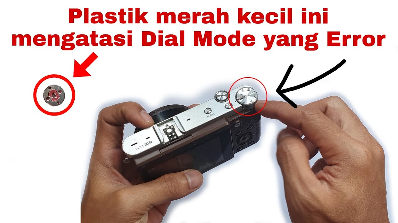 Samsung NX3000 - Langkah mengganti karet Dial Mode untuk mengatasi Dial Mode yang tidak berfungsi.