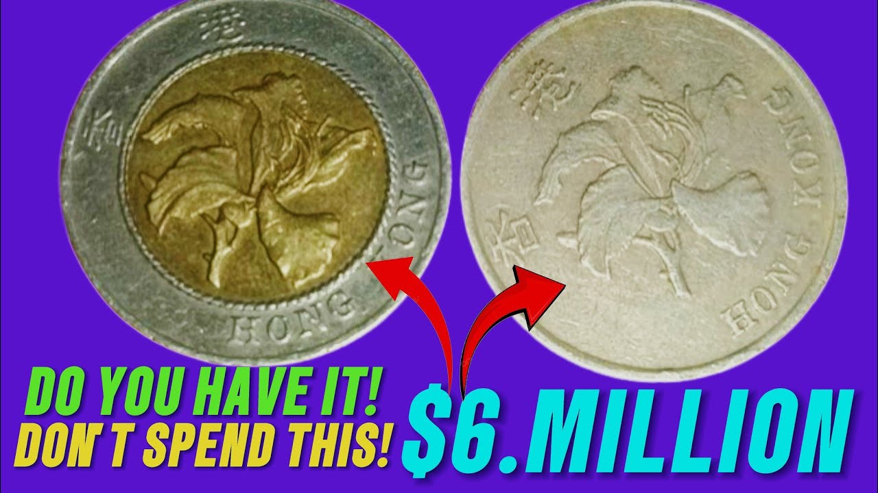 Top 2 ultra rare & most valuable Hong Kong one & ten dollars worth big money in dollars!