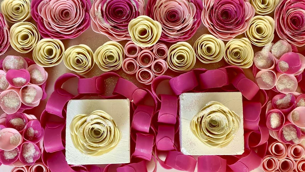 ASMR Gym Chalk crushing. Soap roses. Soap chain. Satisfying soap.