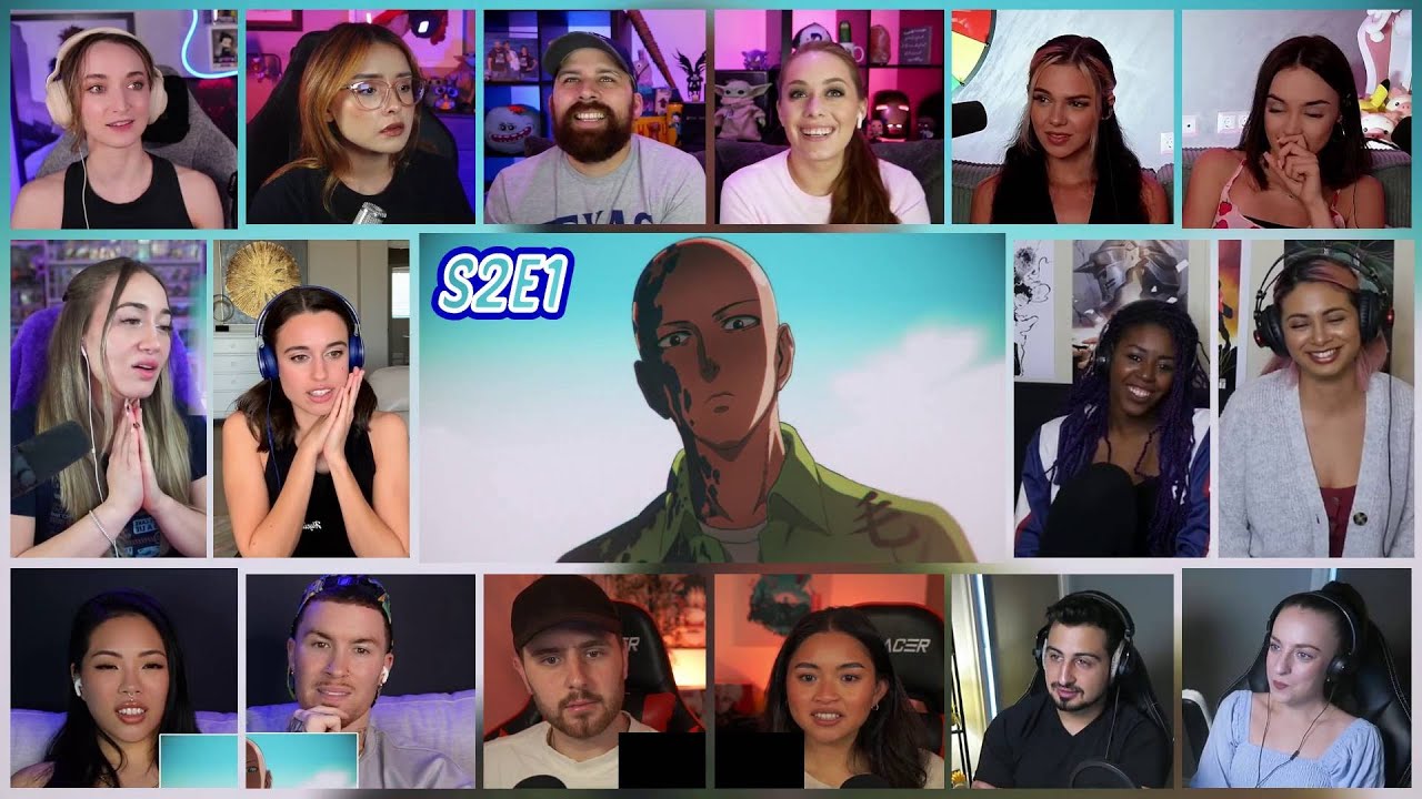One Punch Man Season 2 Episode 1 Reaction Mashup