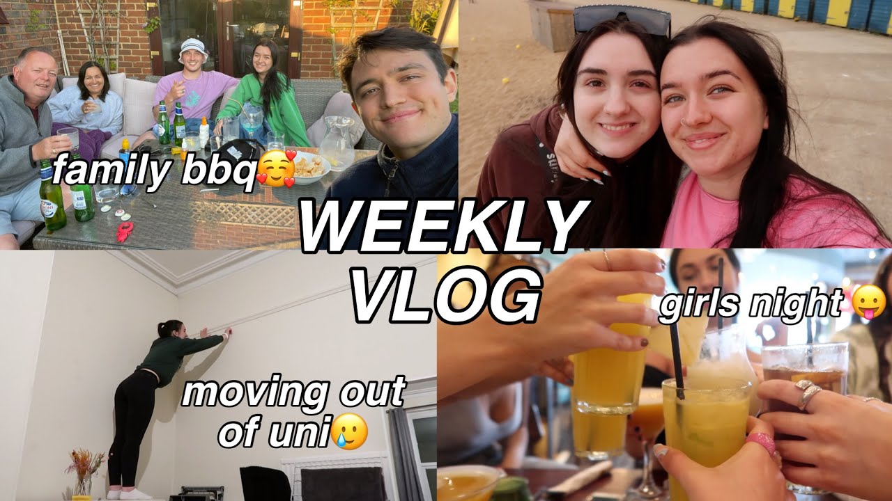 moving out of my uni house, opening my uni results & a very busy week