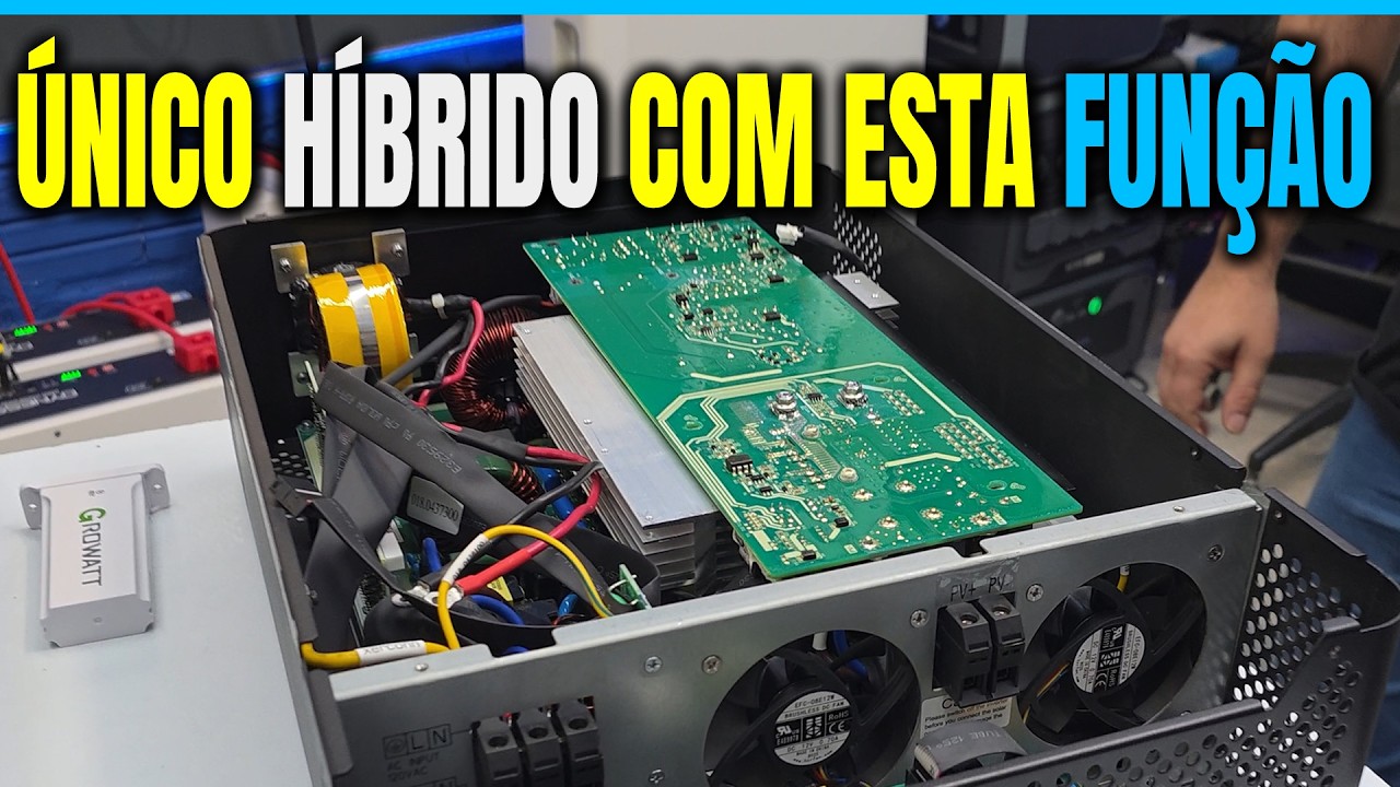 Híbrido Off Grid GROWATT 120V 3000W com Função que poucos SABEM! SPF3000TL-LVM-ES | Eduardo Aquino